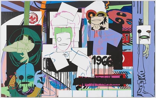Hunky Dory
2010
Acrylic on linen
60 x 96 x 1 1/2  inches