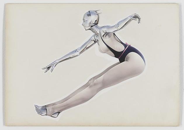 HAJIME SORAYAMA
Untitled
1984
Acrylic on board
14 5/16 x 20 ¼ inches