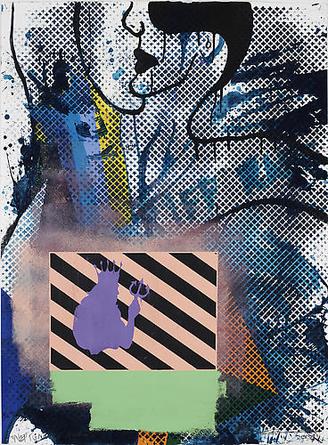 Neptune's Call
2008
Acrylic and mixed media on paper
47 x 35 in