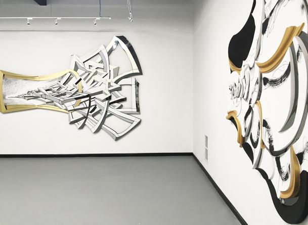 Installation view: John F. Simon, Jr: Large Scale Works