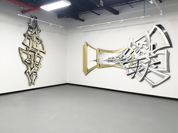 Installation view: John F. Simon, Jr: Large Scale Works