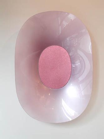 Dish Plum
1994-2002
Drape formed acrylic plastic painted with acrylic lacquer and glitter
51 x 35 x 7 inches