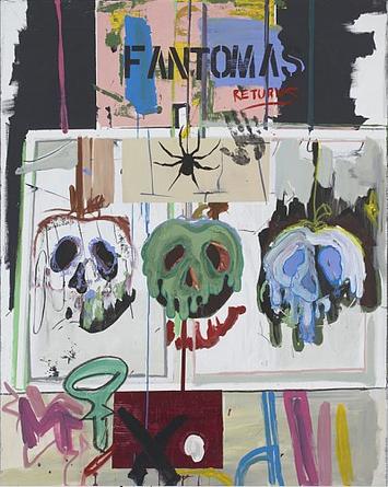 michael bevilacqua
Fantomas Returns
2007
acrylic on canvas
60 x 48 x 1 1/2 inches
unique
