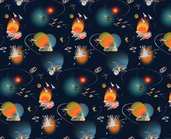 FRANCESCO SIMETI		
Astro, 2006
Printed wallpaper
Dimensions variable
Edition of 5