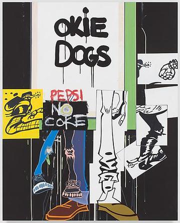 Okie Dogs
2010
Acrylic on linen
60 x 48 x 1 1/2 inches