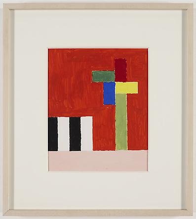 Tree in Landscape, 1977
Gouache on paper
9 x 11 inches