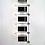 Location, Location, Location
2001
Microwave ovens, porcelain light fixtures, mirrored light bulbs, electrical hardware
112 x 36 x 17 inches