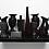 Distinguished Profile, 2004
Silicone rubber, glass, ceramic, MDF, lacquer
23 3/4 x 13 3/4 x 16 1/2 inches
GLG727