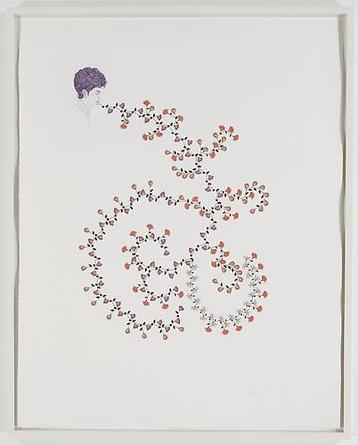 KAMROOZ ARAM
From the Series Revolutionary Dreams (Prince), 2008-09
Etching & collage on paper
45 x 36 inches
#2/15