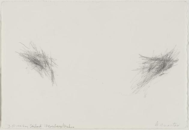 Concert Drawing 3.18.10
2010
Graphite on paper
7 3/4 x 11 1/4 inches
14 7/8 x 18 3/8 inches (framed)