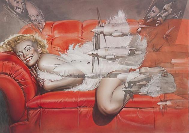 HAJIME SORAYAMA
Untitled
2006
Acrylic on board
20 ¼ x 28 3/8 inches
