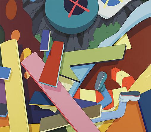 Rack and Ruin
2008
Acrylic on canvas
84 x 96 inches
Unique
