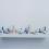 Bone Dry, Powdery Blue, 2001
Porcelain, formica, MDF
7 x 43 1/4 x 10 1/4 inches