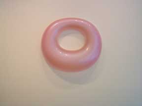 Untitled
(pink)
2001
Vacuum formed acrylic plastic painted with acrylic lacquer
32 x 36 x 6 ½ inches