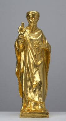 CHRISTIAN LEMMERZ	
The Prophet 
(Bin Laden) 
2005
Bronze with gold leaf  
35 x 6 x 4 inches
Edition of 6