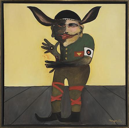 MARYAN
Personage With Donkey Ears
1964
Oil on canvas
50 x 50 in