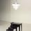 Modern Reproduction Series No. 1 (Reflections on another life), 2004
Italian sixties lamp, black lacquer tables, refrigeration unit
dimensions variable