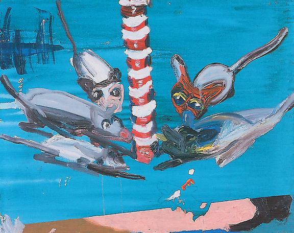B. Råttom
1994
oil on canvas
75 x 90 cm