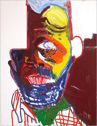 Den gröna scarfen
2003
oil on canvas
116 x 89 cm
