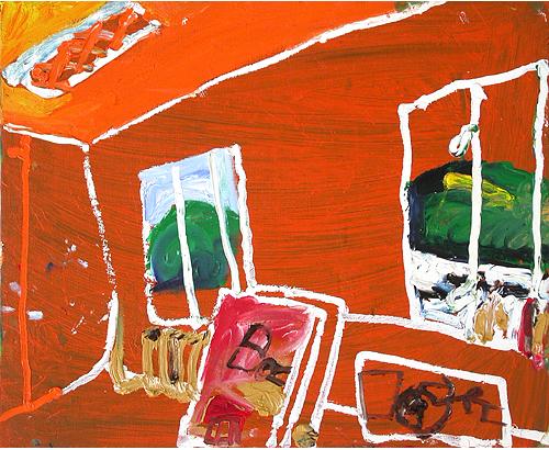 Lysrör och landskap
2003
oil on canvas
60 x 73 cm