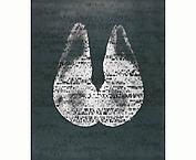 Ecca femina-DNA somagram
1992 - 1995
bodyprin, gelatin silver photograph, mixed media
72 x 53  cm